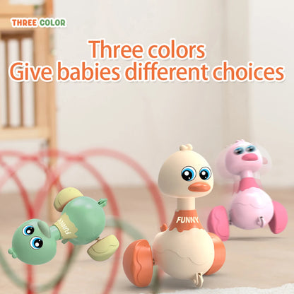 Schaukel-Ente Rückzieh-Spielzeug Cartoon Auto Kleinkinder