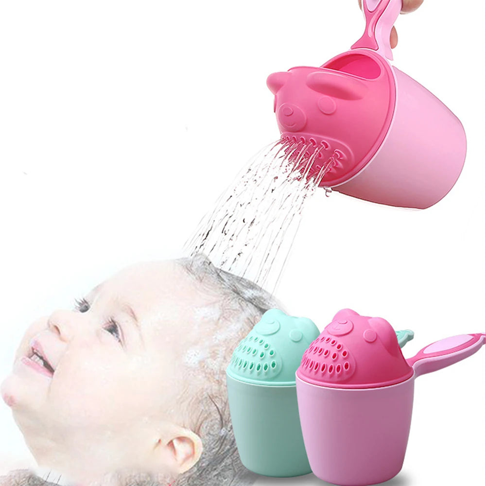 Baby Shampoo Becher Cartoon Bade Kelle Haarwasch Tasse