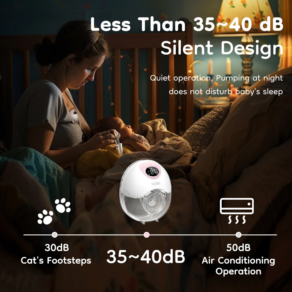 Tragbare Milchpumpe Elektrisch 2 Stück 4 Modi Leise