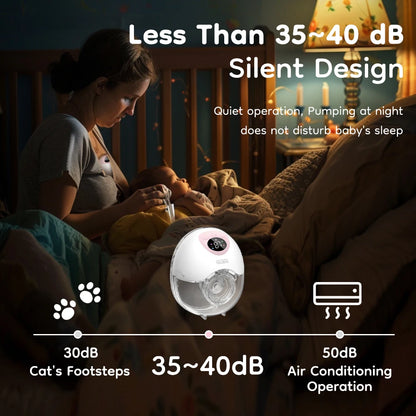 Tragbare Milchpumpe Elektrisch 2 Stück 4 Modi Leise