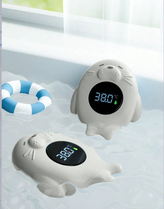 Baby Badethermometer LED-Anzeige Temperaturwarnung Tier